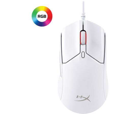 Мышка HyperX Pulsefire Haste 2 USB White (6N0A8AA), изображение 6 Мышка HyperX Pulsefire Haste 2 USB White (6N0A8AA), изображение 6