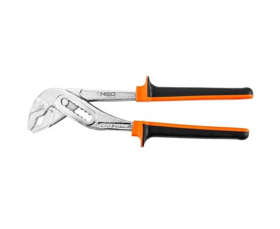Клещи Neo Tools трубные, переставные, диапазон 10-45 мм, CrV, 250мм (02-401), изображение 2 Клещи Neo Tools трубные, переставные, диапазон 10-45 мм, CrV, 250мм (02-401), изображение 2