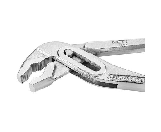 Клещи Neo Tools трубные, переставные, диапазон 10-45 мм, CrV, 250мм (02-401), изображение 7 Клещи Neo Tools трубные, переставные, диапазон 10-45 мм, CrV, 250мм (02-401), изображение 7