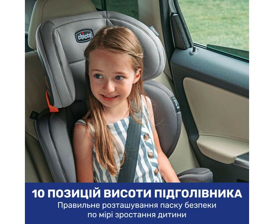 Автокресло Chicco KidFit ClearTex Plus Серое (79627.12.07), изображение 6