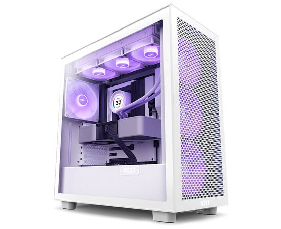 Корпус NZXT H7 Flow RGB 2023 Edition (CM-H71FW-R1), изображение 2