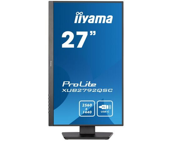 Монітор iiyama XUB2792QSC-B5 (XUB2792QSC-B5 H), зображення 2 Монітор iiyama XUB2792QSC-B5 (XUB2792QSC-B5 H), зображення 2