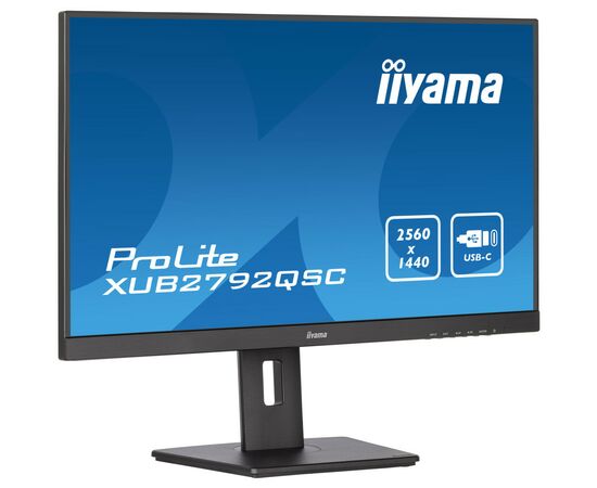 Монітор iiyama XUB2792QSC-B5 (XUB2792QSC-B5 H), зображення 4 Монітор iiyama XUB2792QSC-B5 (XUB2792QSC-B5 H), зображення 4