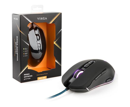 Мишка Vinga MSG-869 black, зображення 10 Мишка Vinga MSG-869 black, зображення 10