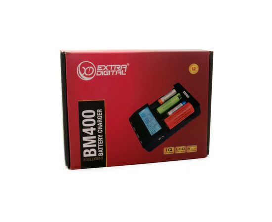 Зарядний пристрій для акумуляторів Extradigital BM400 (AA, AAA, 18650, 26650 ...) (AAC2833), зображення 11 Зарядний пристрій для акумуляторів Extradigital BM400 (AA, AAA, 18650, 26650 ...) (AAC2833), зображення 11