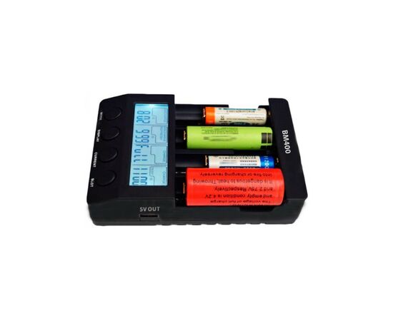 Зарядний пристрій для акумуляторів Extradigital BM400 (AA, AAA, 18650, 26650 ...) (AAC2833), зображення 12 Зарядний пристрій для акумуляторів Extradigital BM400 (AA, AAA, 18650, 26650 ...) (AAC2833), зображення 12