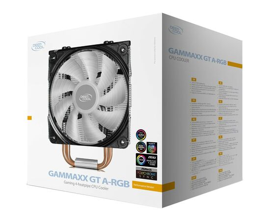 Кулер для процессора Deepcool GAMMAXX GT A-RGB, изображение 12 Кулер для процессора Deepcool GAMMAXX GT A-RGB, изображение 12