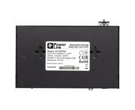 Коммутатор сетевой 2E 2E-SP402GX, изображение 4 Коммутатор сетевой 2E 2E-SP402GX, изображение 4