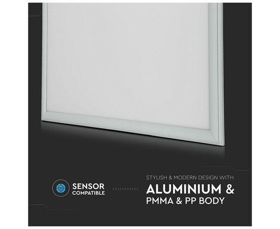 Світильник V-TAC 29W, SKU-62416, 600х600mm, 4000К, 230V, IP20 (3800157609289), зображення 9 Світильник V-TAC 29W, SKU-62416, 600х600mm, 4000К, 230V, IP20 (3800157609289), зображення 9