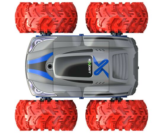 Радиоуправляемая игрушка Silverlit Exost 360 CROSS II, 118 2,4 ГГц, красная (20257-2), изображение 8 Радиоуправляемая игрушка Silverlit Exost 360 CROSS II, 118 2,4 ГГц, красная (20257-2), изображение 8
