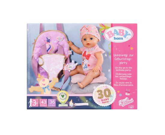 Аксессуар к кукле Zapf Рюкзак-кенгуру Baby Born День Рождения - Прогулка (831113), изображение 10 Аксессуар к кукле Zapf Рюкзак-кенгуру Baby Born День Рождения - Прогулка (831113), изображение 10