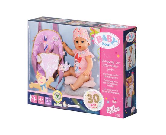 Аксессуар к кукле Zapf Рюкзак-кенгуру Baby Born День Рождения - Прогулка (831113), изображение 11 Аксессуар к кукле Zapf Рюкзак-кенгуру Baby Born День Рождения - Прогулка (831113), изображение 11