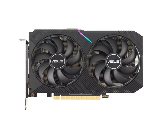 Видеокарта ASUS Radeon RX 6500 XT 4Gb DUAL OC (DUAL-RX6500XT-O4G), изображение 2 Видеокарта ASUS Radeon RX 6500 XT 4Gb DUAL OC (DUAL-RX6500XT-O4G), изображение 2