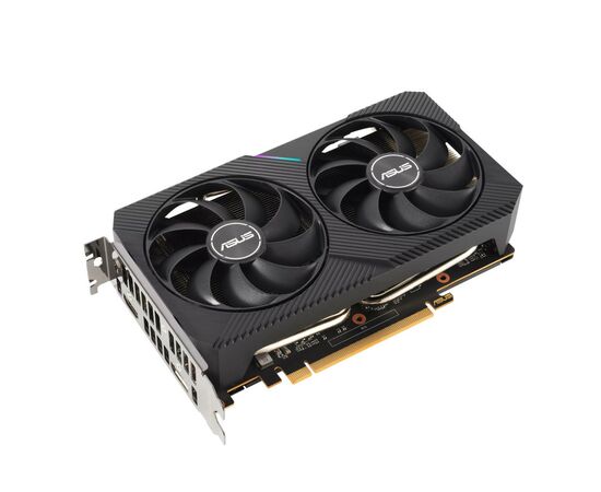 Видеокарта ASUS Radeon RX 6500 XT 4Gb DUAL OC (DUAL-RX6500XT-O4G), изображение 3 Видеокарта ASUS Radeon RX 6500 XT 4Gb DUAL OC (DUAL-RX6500XT-O4G), изображение 3