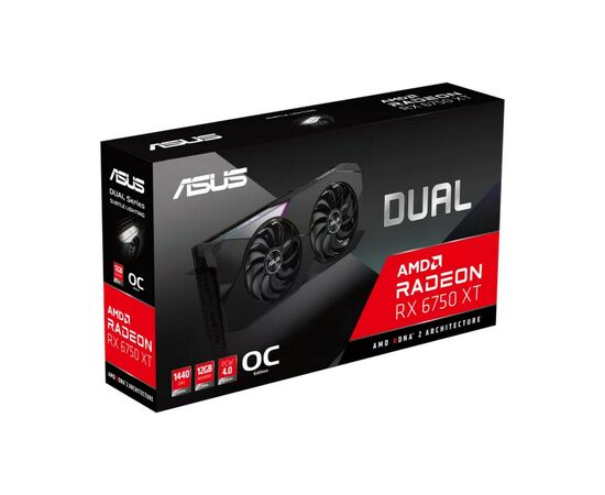 Видеокарта ASUS Radeon RX 6750 XT 12Gb DUAL OC (DUAL-RX6750XT-O12G), изображение 12 Видеокарта ASUS Radeon RX 6750 XT 12Gb DUAL OC (DUAL-RX6750XT-O12G), изображение 12