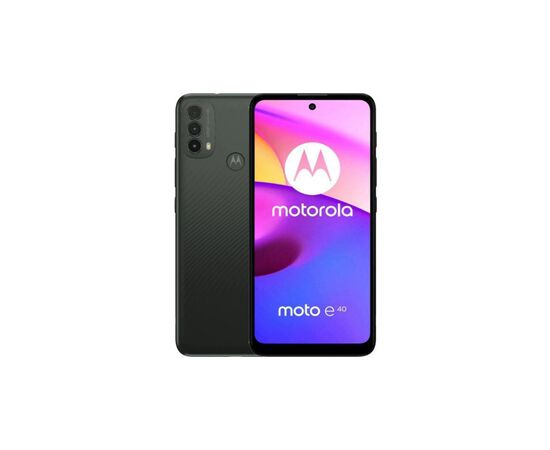Мобільний телефон Motorola E40 4/64GB Carbon Gray