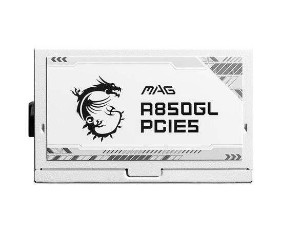 Блок питания MSI 850W (MAG A850GL PCIE5 WHITE), изображение 5 Блок питания MSI 850W (MAG A850GL PCIE5 WHITE), изображение 5