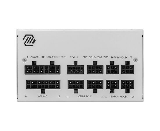 Блок питания MSI 850W (MAG A850GL PCIE5 WHITE), изображение 6 Блок питания MSI 850W (MAG A850GL PCIE5 WHITE), изображение 6