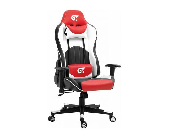 Кресло игровое GT Racer X-5813 Black/Red/White, изображение 2 Кресло игровое GT Racer X-5813 Black/Red/White, изображение 2