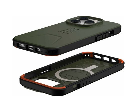 Чехол для моб. телефона Uag Apple iPhone 14 Pro Civilian Magsafe, Olive (114038117272), изображение 10