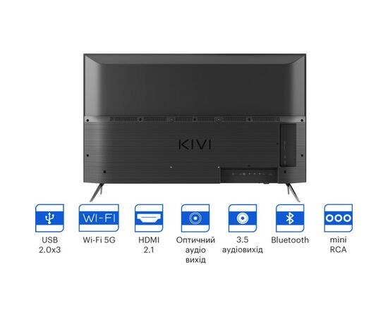 Телевізор Kivi 43U750NB, зображення 12 Телевізор Kivi 43U750NB, зображення 12