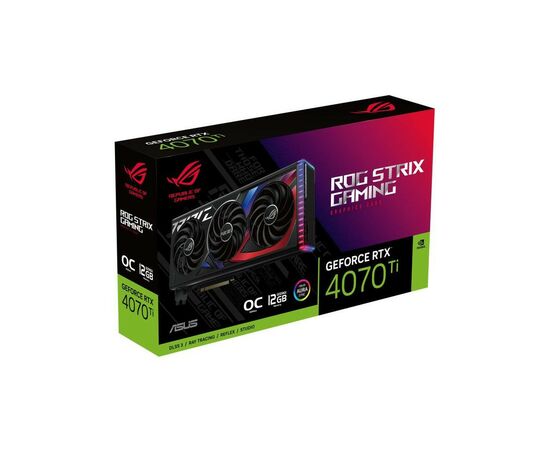 Видеокарта ASUS GeForce RTX4070Ti 12Gb ROG STRIX OC GAMING (ROG-STRIX-RTX4070TI-O12G-GAMING), изображение 12 Видеокарта ASUS GeForce RTX4070Ti 12Gb ROG STRIX OC GAMING (ROG-STRIX-RTX4070TI-O12G-GAMING), изображение 12