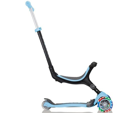 Самокат Globber Go Up Foldable Plus Lights пастельно-синій (743-200), зображення 3 Самокат Globber Go Up Foldable Plus Lights пастельно-синій (743-200), зображення 3