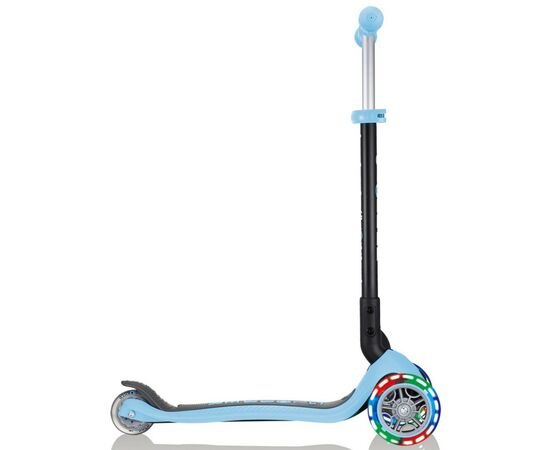 Самокат Globber Go Up Foldable Plus Lights пастельно-синій (743-200), зображення 4 Самокат Globber Go Up Foldable Plus Lights пастельно-синій (743-200), зображення 4