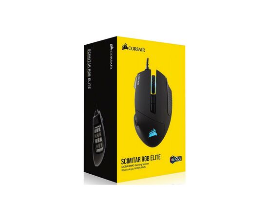 Мышка Corsair Scimitar RGB Elite USB Black (CH-9304211-EU), изображение 12 Мышка Corsair Scimitar RGB Elite USB Black (CH-9304211-EU), изображение 12