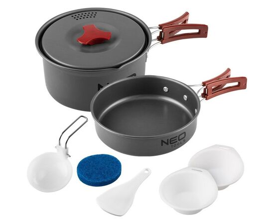 Набір туристичного посуду Neo Tools 7в1 LFGB 0.42кг (63-146)