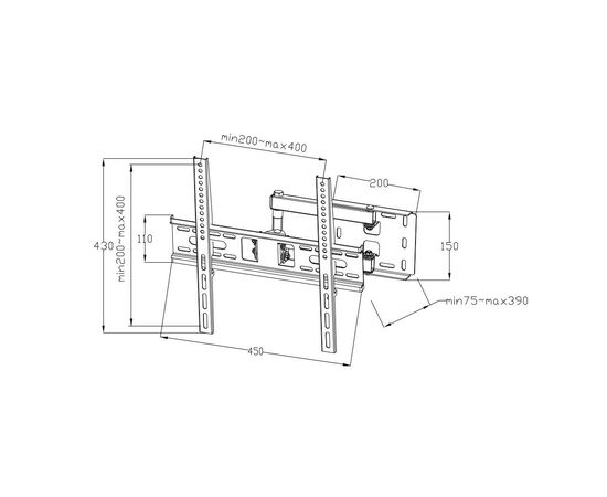 Кронштейн Vinga TM32-4453, изображение 2 Кронштейн Vinga TM32-4453, изображение 2