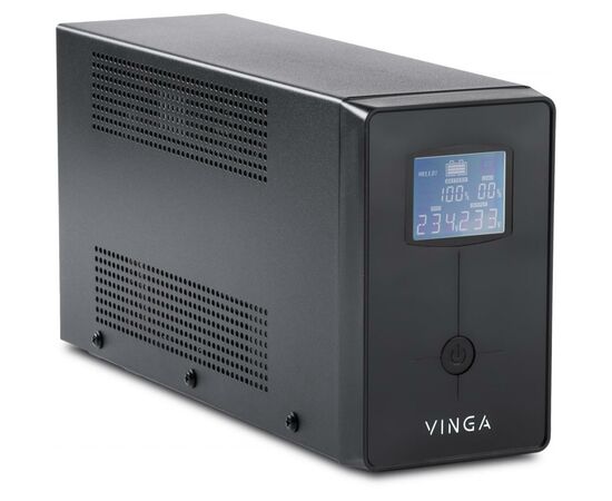Источник бесперебойного питания Vinga LCD 1500VA metal case (VPC-1500M), изображение 2 Источник бесперебойного питания Vinga LCD 1500VA metal case (VPC-1500M), изображение 2