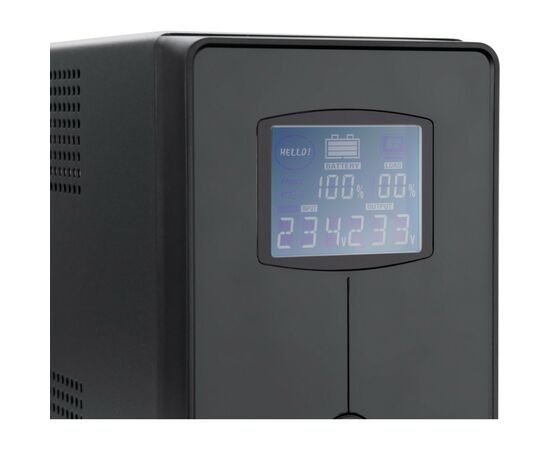 Источник бесперебойного питания Vinga LCD 1500VA metal case (VPC-1500M), изображение 3 Источник бесперебойного питания Vinga LCD 1500VA metal case (VPC-1500M), изображение 3