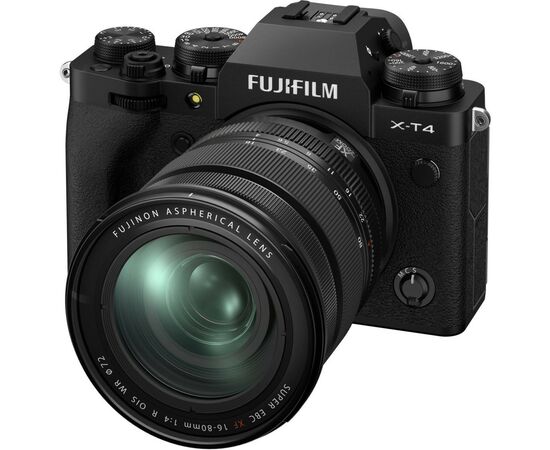 Цифровой фотоаппарат Fujifilm X-T4 + XF 16-80 F4 Kit Black (16651277), изображение 5 Цифровой фотоаппарат Fujifilm X-T4 + XF 16-80 F4 Kit Black (16651277), изображение 5