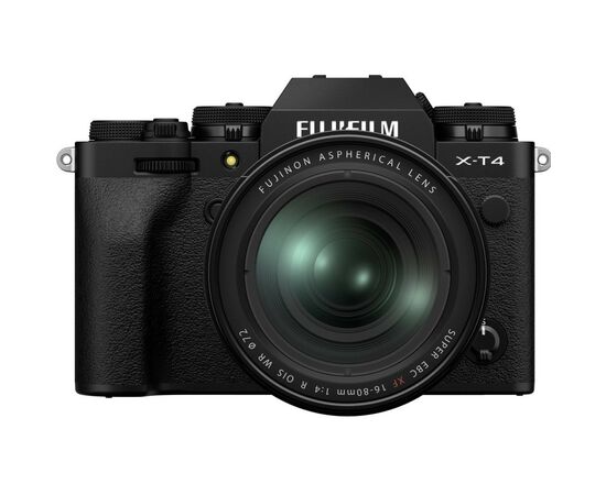 Цифровой фотоаппарат Fujifilm X-T4 + XF 16-80 F4 Kit Black (16651277)