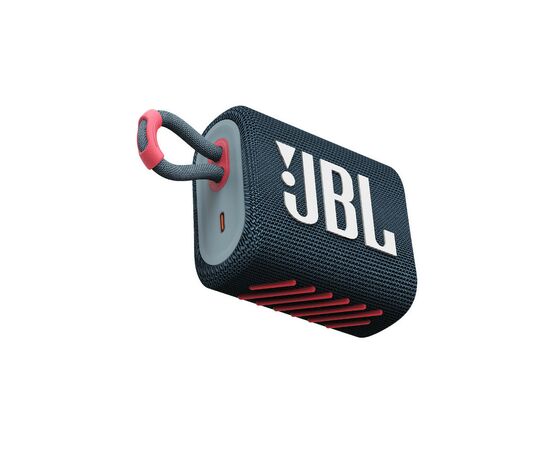 Акустическая система JBL Go 3 Blue Coral (JBLGO3BLUP), изображение 9 Акустическая система JBL Go 3 Blue Coral (JBLGO3BLUP), изображение 9