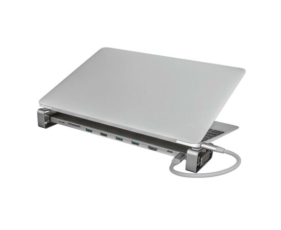 Концентратор Trust Dalyx Aluminium 10-in-1 USB-C Multi-port Dock (23417_TRUST), изображение 8 Концентратор Trust Dalyx Aluminium 10-in-1 USB-C Multi-port Dock (23417_TRUST), изображение 8