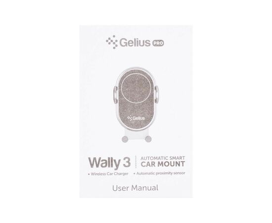 Универсальный автодержатель Gelius Pro Wally 3 Automatic WC-002 10W (Wireless Charger) Black (00000082798), изображение 11 Универсальный автодержатель Gelius Pro Wally 3 Automatic WC-002 10W (Wireless Charger) Black (00000082798), изображение 11