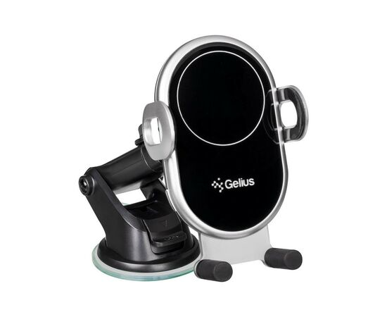 Универсальный автодержатель Gelius Pro Wally 3 Automatic WC-002 10W (Wireless Charger) Black (00000082798), изображение 2 Универсальный автодержатель Gelius Pro Wally 3 Automatic WC-002 10W (Wireless Charger) Black (00000082798), изображение 2