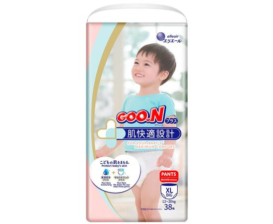 Подгузник GOO.N Plus Трусики 12-20 кг XL унисекс 38 шт (843341)