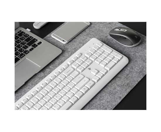 Клавиатура 2E KS220 Wireless White (2E-KS220WW), изображение 8 Клавиатура 2E KS220 Wireless White (2E-KS220WW), изображение 8