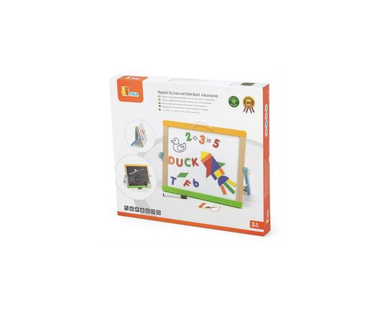 Набор для творчества Viga Toys доска магнитно-маркерная на подставке (44545), изображение 10 Набор для творчества Viga Toys доска магнитно-маркерная на подставке (44545), изображение 10