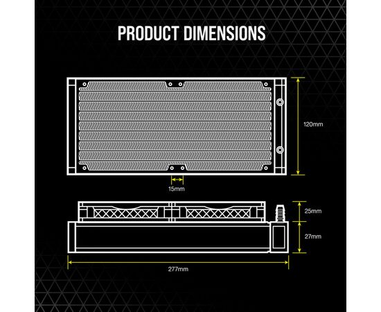 Система водного охлаждения Corsair iCUE H100i Elite LCD Display Liquid CPU (CW-9060061-WW), изображение 10 Система водного охлаждения Corsair iCUE H100i Elite LCD Display Liquid CPU (CW-9060061-WW), изображение 10