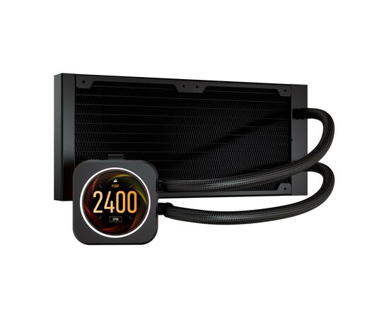 Система водного охлаждения Corsair iCUE H100i Elite LCD Display Liquid CPU (CW-9060061-WW), изображение 3 Система водного охлаждения Corsair iCUE H100i Elite LCD Display Liquid CPU (CW-9060061-WW), изображение 3