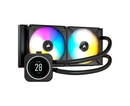 Система водяного охолодження Corsair iCUE H100i Elite LCD Display Liquid CPU (CW-9060061-WW)