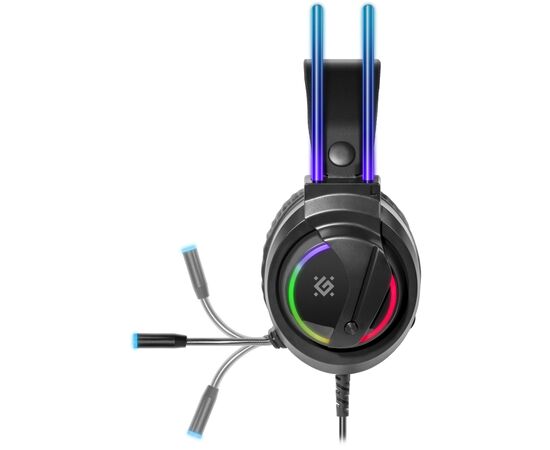 Навушники Defender Flame RGB Black (64555), зображення 7