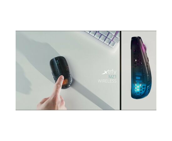 Мышка Xtrfy MZ1 RGB Wireless Black (MZ1W-RGB-BLACK), изображение 5 Мышка Xtrfy MZ1 RGB Wireless Black (MZ1W-RGB-BLACK), изображение 5