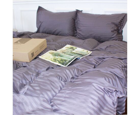 Постільна білизна MirSon Satin 30-0011Gray 160х220 Сімейний (2200005251591), зображення 5