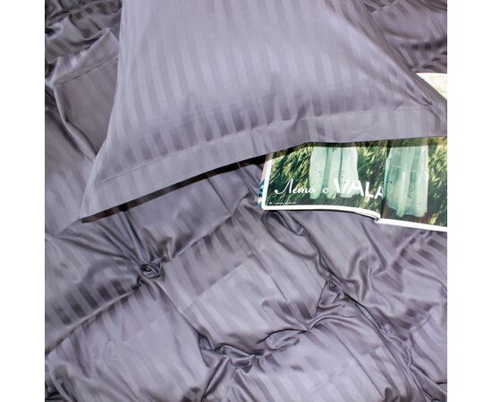 Постільна білизна MirSon Satin 30-0011Gray 160х220 Сімейний (2200005251591), зображення 7