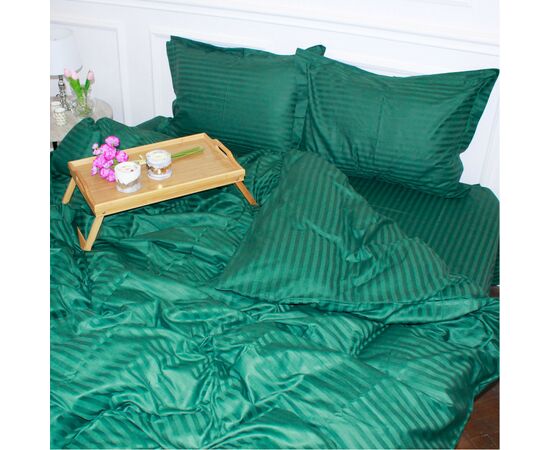 Постельное белье MirSon SatinStripe 30-0017Green 220х240 King Size (2200005254103), изображение 3 Постельное белье MirSon SatinStripe 30-0017Green 220х240 King Size (2200005254103), изображение 3